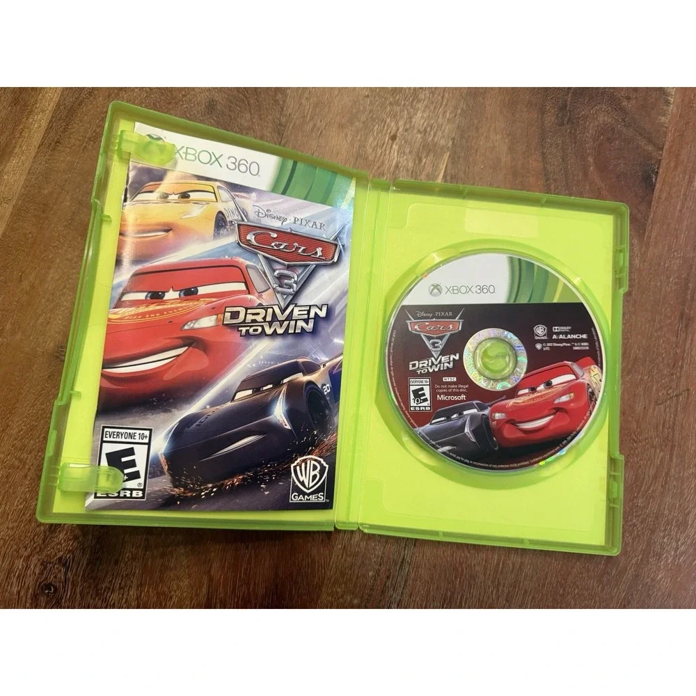Cars 3: Driven to Win - Microsoft Xbox 360 Complete W/ Manual Racing